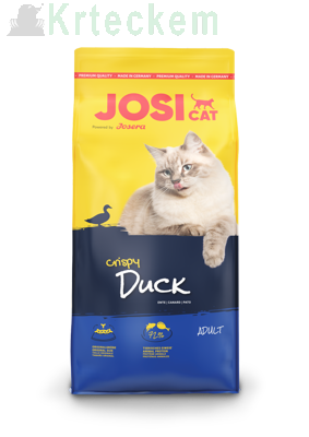  JOSERA JosiCat Crispy Duck 18kg + Překvapení pro kočku