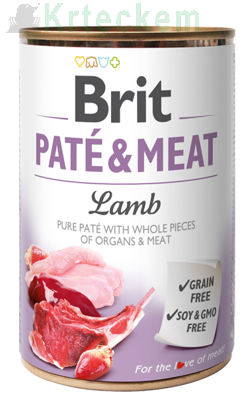 BRIT PATE & MEAT LAMB 6x800g