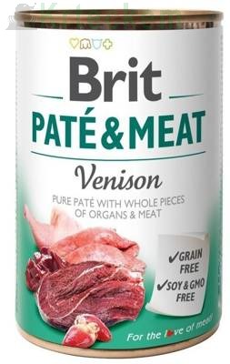 BRIT PATE & MEAT VENISON 12x800g