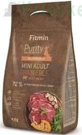 FITMIN Purity Mini Adult Grainfree Beef 4kg + Animonda 400g 