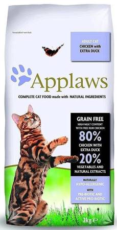 APPLAWS Cat Adult Chicken & Duck 2 kg krmivo pro dospělé kočky