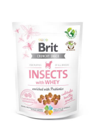 BRIT CARE Dog Crunchy Cracker Puppy Insects rich in Whey 200g