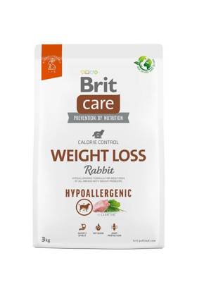 BRIT CARE Dog Hypoallergenic  Weight Loss Rabbit 3kg