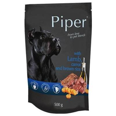 DOLINA NOTECI Piper pro psy s jehněčím, mrkví a rýží 500g