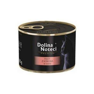 DOLINA NOTECI Premium pro kočky filet z lososa v omáčce 185g