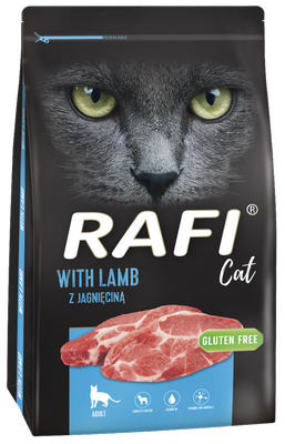 DOLINA NOTECI Rafi Cat suché krmivo pro kočky s jehněčím masem 7kg  + PŘEKVAPENÍ ZDARMA !!!              