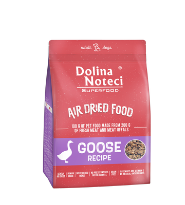 DOLINA NOTECI Superfood Goose feed - sušené krmivo pro psy 1kg