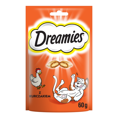 DREAMIES 60g - pamlsek pro kočky s lahodným kuřecím masem     