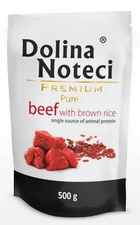 Dolina Noteci Premium Pure Beef s hnědou rýží 500g