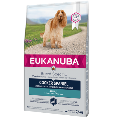 EUKANUBA Adult Cocker Spaniel 7,5kg + Překvapení pro psa