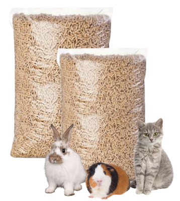 Ekologická dřevěná podestýlka pro kočky, prasata, králíky 2x15kg SLEVA 3%