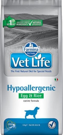 FARMINA Vet Life DOG Hypo Egg & Rice - 12 kg