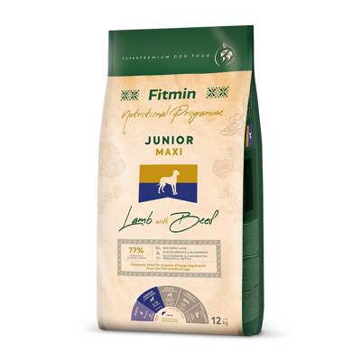 FITMIN Maxi Junior Lamb&Beef 2x12kg -3% SLEVA