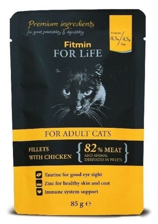 Fitmin Cat For Life Adult kuřecí 85g