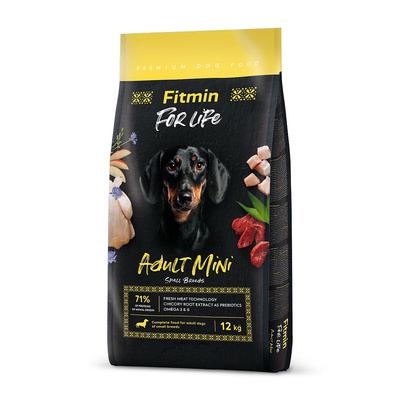 Fitmin For Life Dog Adult Mini 12 kg + PŘEKVAPENÍ ZDARMA !!!
