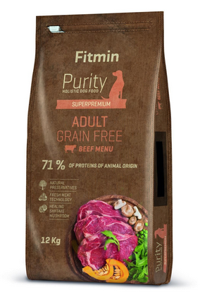 Fitmin purity gf adult beef 2kg