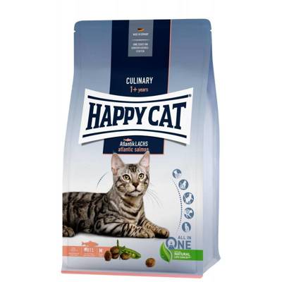 HAPPY CAT Culinary Atlantic Salmon suché krmivo pro dospělé kočky 10 kg