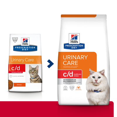 HILL'S PD Prescription Diet Feline c/d Kuřecí Urinary Stress 3kg