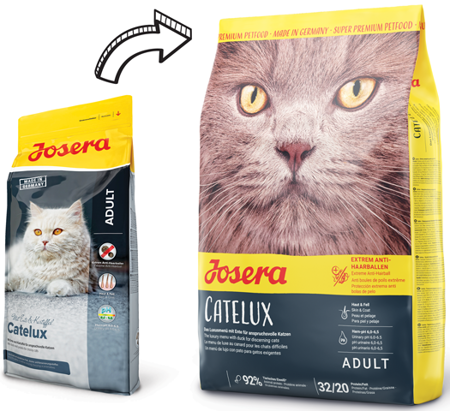 JOSERA Catelux 2kg + Překvapení pro kočku