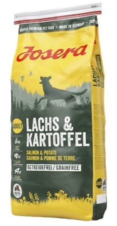 JOSERA Lachs & Kartoffel -Grain Free 15kg + Loopies 150g náhodně vybraná příchuť