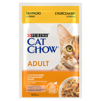 PURINA Cat Chow Adult Kuře a cuketa 85g sáček