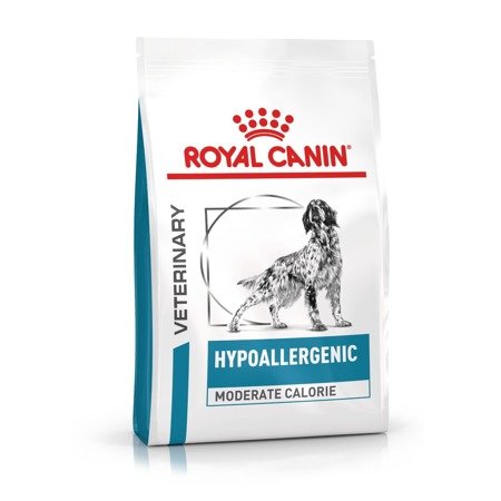 Royal Canin Veterinary Health Nutrition Dog Hypoallergenic Moderate Calorie 14 kg + PŘEKVAPENÍ PRO PSA !!!!!!