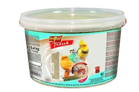 VITAPOL Písek pro ptáky s mušlemi 5,4 kg (3l) kbelík