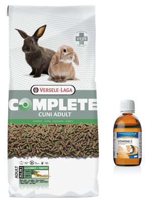 Versele Laga Cuni Complete králík 8 kg + FRANCODEX Vitamin C pro hlodavce 250ml
