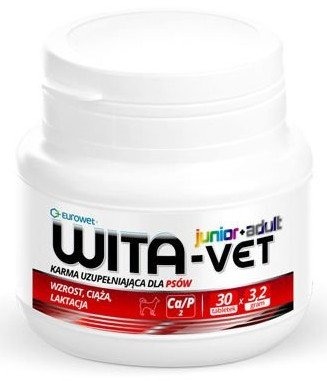 WITA-VET Ca / P = 2, 3,2 g Junior + dospělý 30 tablet