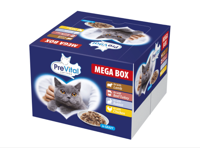 PreVital Mega Box mokré krmivo pro kočky 24x100g
