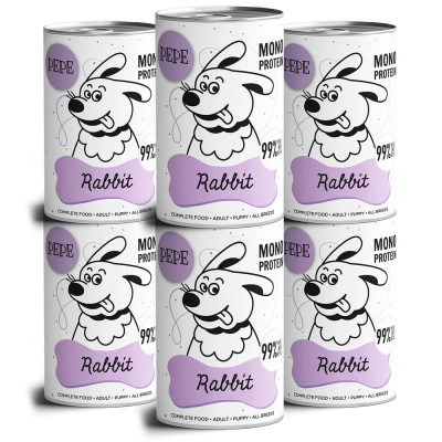 PEPE MONO PROTEIN králík 6x400g